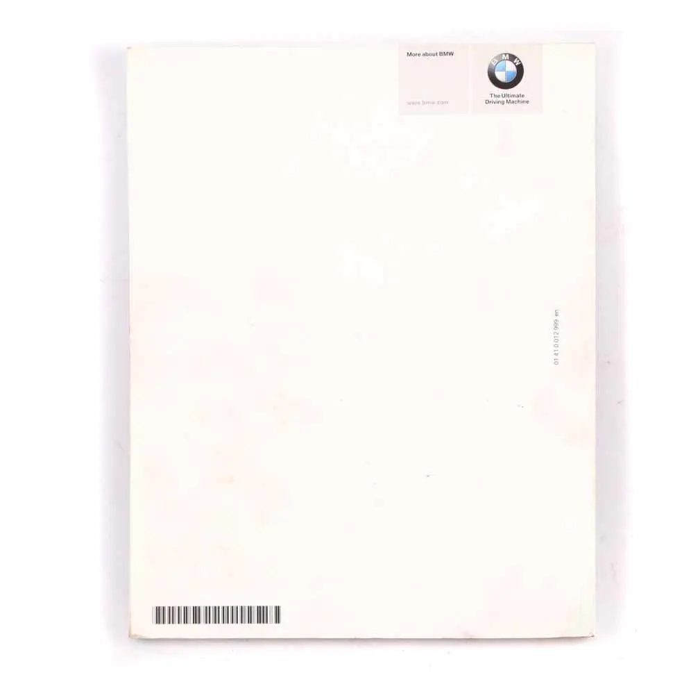 BMW Z4 E85 Owner's Handbook Booklet Instructions Book 00 - SKU 12999 - Part number 0012999