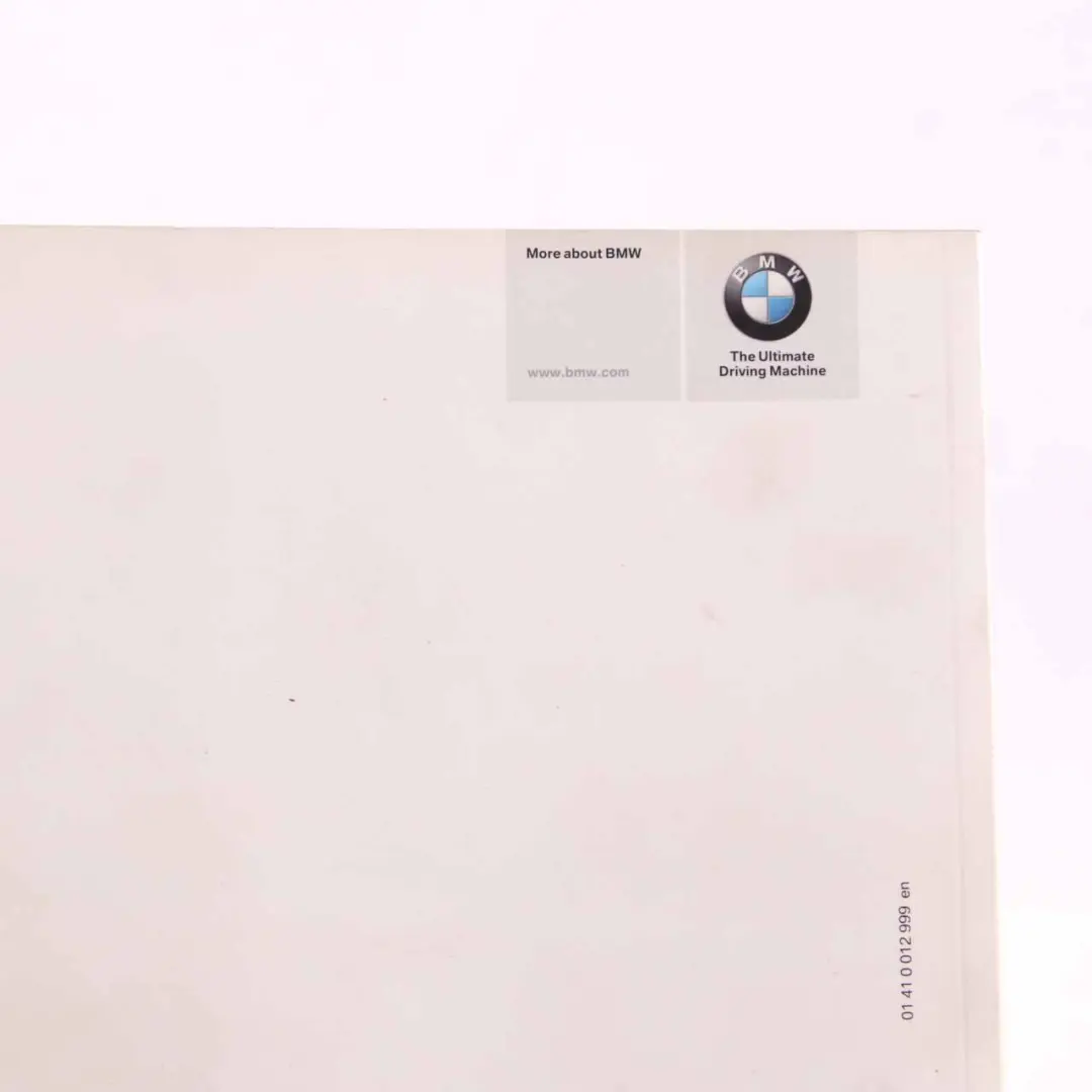BMW Z4 E85 Owner's Handbook Booklet Instructions Book 00 - SKU 12999 - Part number 0012999