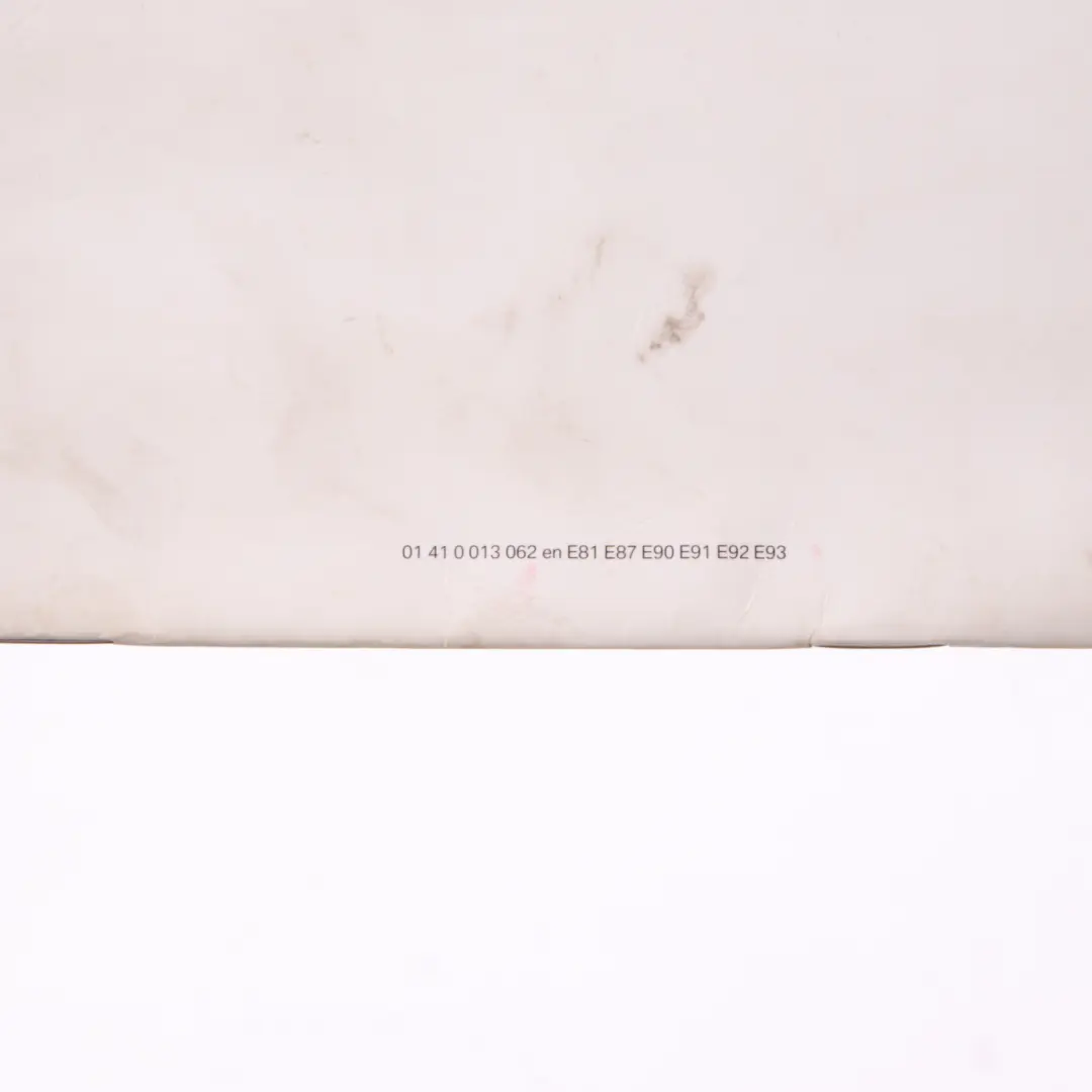 Service Booklet BMW E81 E87 E90 E91 E92 Service Book to with Part number 0013062 Service Booklet BMW E81 E87 E90 E91 E92 Service Book - SKU 0013062-3 - Part number 0013062