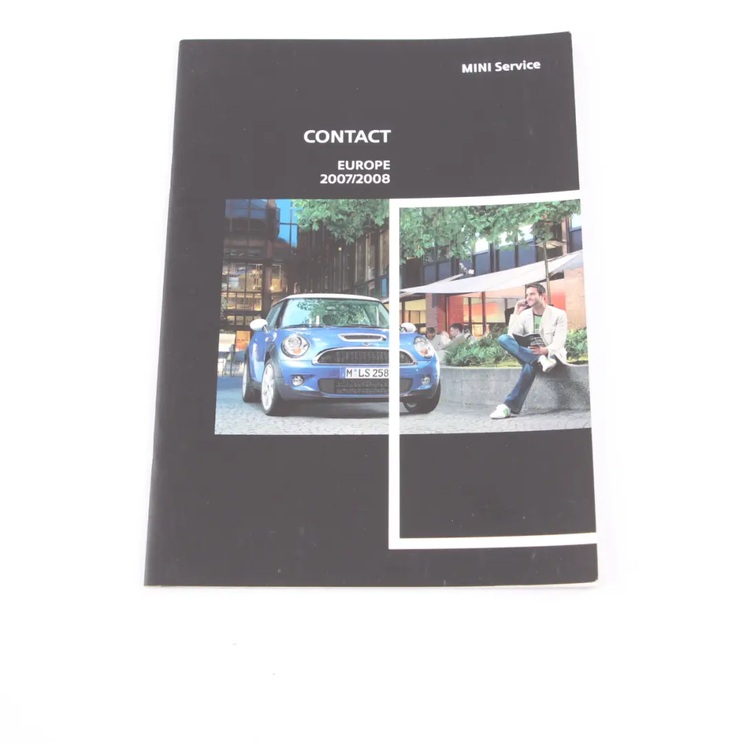 BMW Mini Cooper 1 R55 R56 Service Booklet Owner's Handbook Pouch Case Wallet - SKU 0013998-1 - Part number 0013998