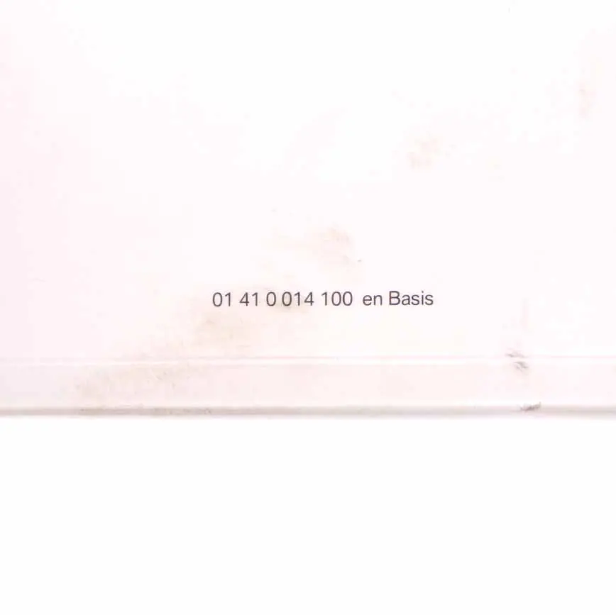 BMW E81 E87 LCI Owner's Handbook Manual Pouch Case Wallet - SKU 0014100-1 - Part number 0014100