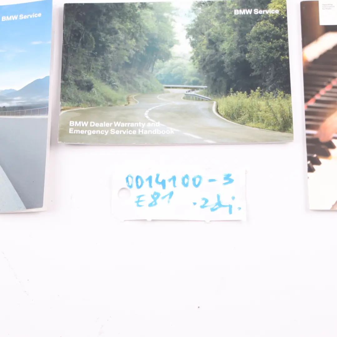 BMW E81 E87 LCI Service Booklet Owner's Handbook Manual Pouch Case Wallet - SKU 0014100-3 - Part number 0014100