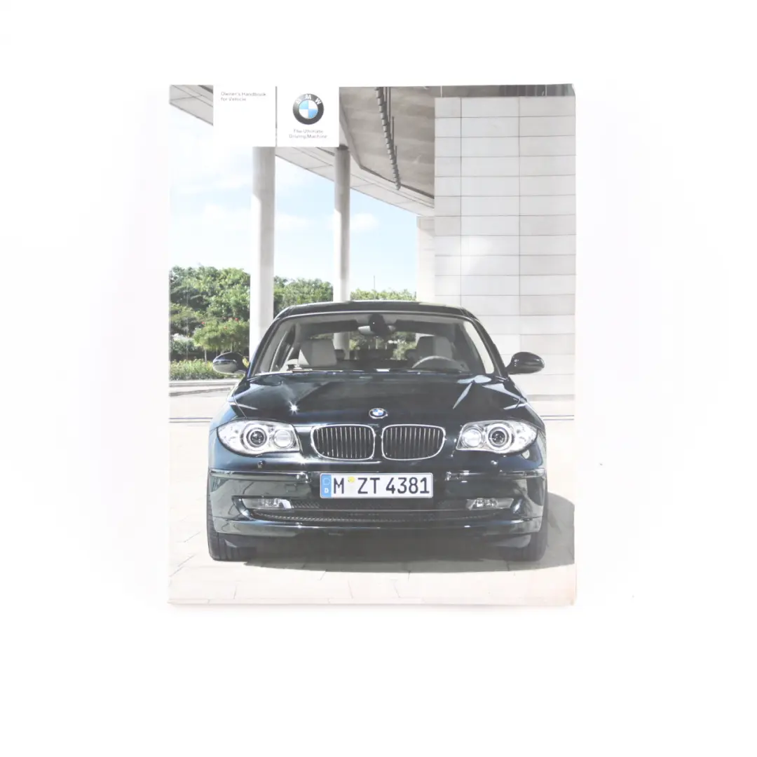 BMW E81 E87 LCI Service Booklet Owner's Handbook Manual Pouch Case Wallet - SKU 0014100-3 - Part number 0014100
