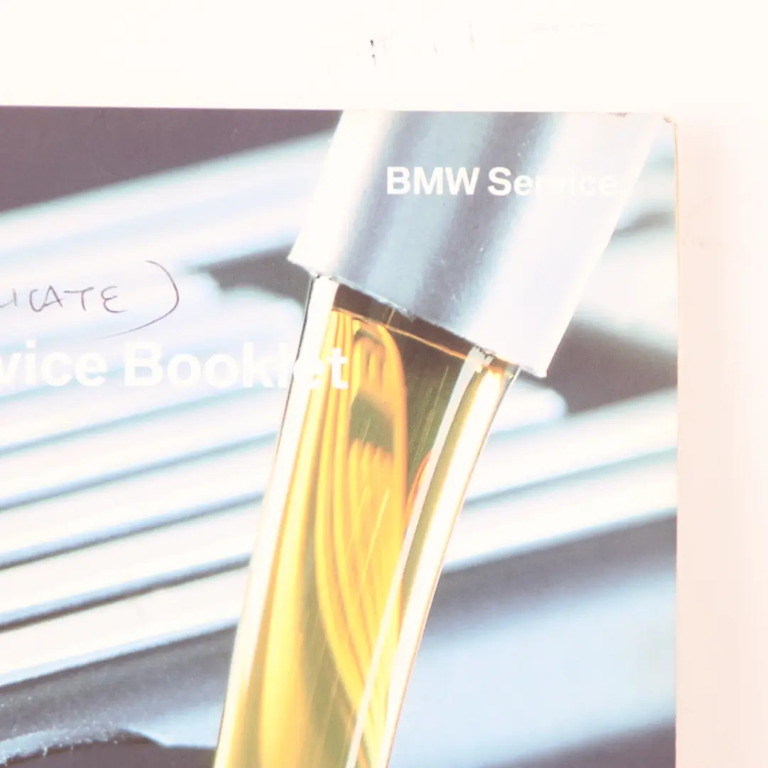 Service Booklet Book 09/2007-09/2008 to BMW E87 E90 with Part number 0014296 BMW E87 E90 Service Booklet Book 09/2007-09/2008 - SKU 0014296-1 - Part number 0014296