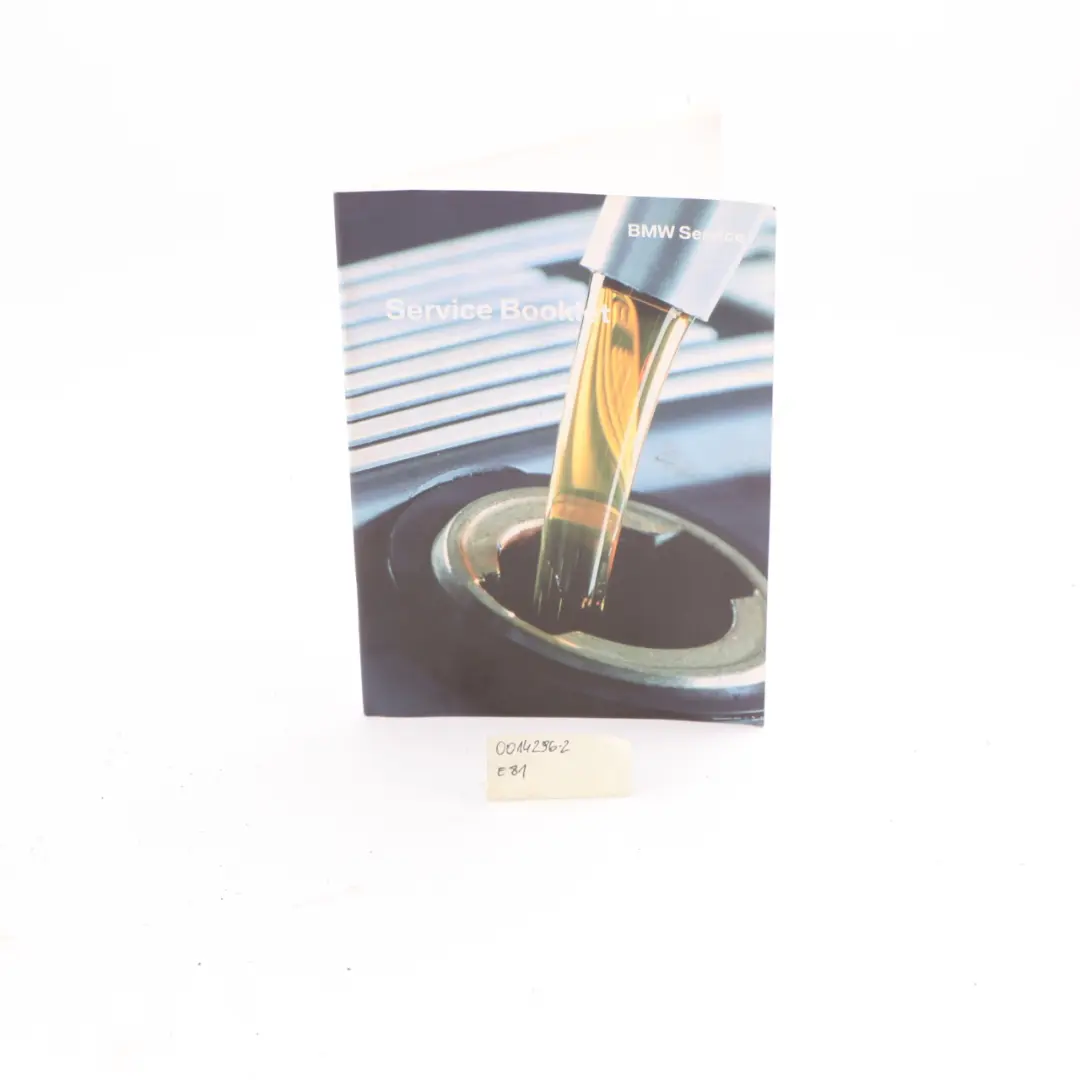 Service Booklet Inspection Service Book 09/2007-09/2008 to BMW E87 E90 with Part number 0014296 BMW E87 E90 Service Booklet Inspection Service Book 09/2007-09/2008 - SKU 0014296-2 - Part number 0014296