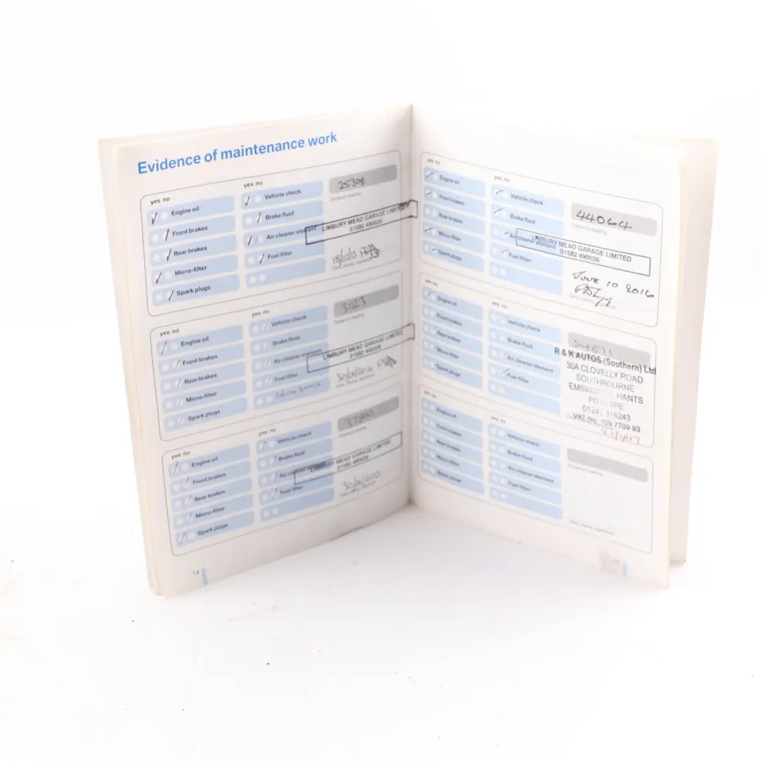 BMW E87 E90 Service Booklet Inspection Service Book 09/2007-09/2008 - SKU 0014296-2 - Part number 0014296