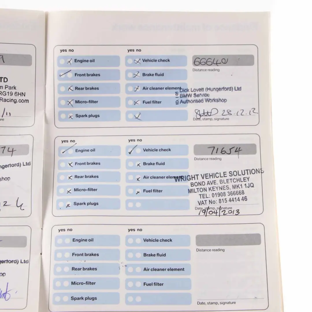 BMW E87 E90 Service Booklet Book 09/2007-09/2008 - SKU 0014296-5 - Part number 0014296