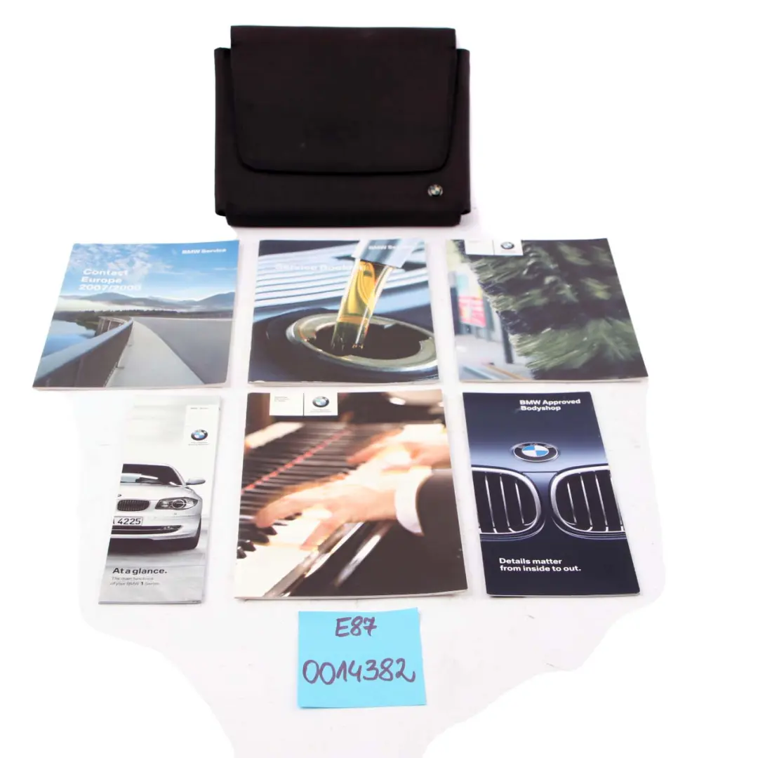 Service Booklet Book Case Wallet Pouch Slipcase to BMW 1 E81 E87 LCI 3 with Part number 0014382 BMW 1 E81 E87 LCI 3 Service Booklet Book Case Wallet Pouch Slipcase - SKU 0014382 - Part number 0014382