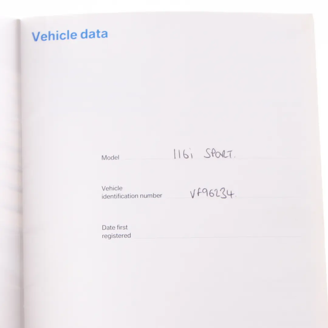 Book Owner's Handbook Service Booklet Pouch Case Wallet Set to BMW E87 LCI with Part number 0014885 BMW E87 LCI Book Owner's Handbook Service Booklet Pouch Case Wallet Set - SKU 0014885-5 - Part number 0014885