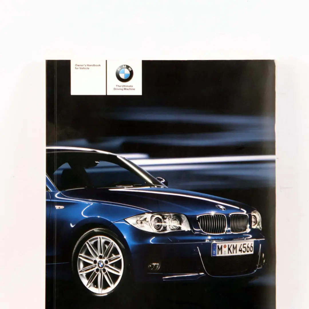 BMW E82 E88 Owner's Handbook Instructions Book - SKU 0014907-1 - Part number 0014907