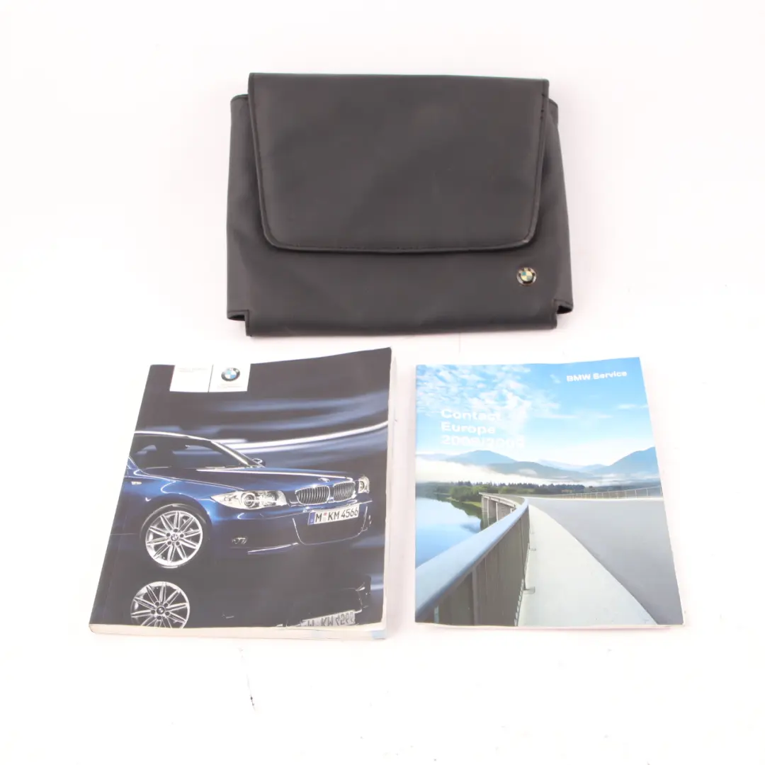 BMW E82 E88 Owner's Handbook Book Set Case Pouch - SKU 0014907-2 - Part number 0014907