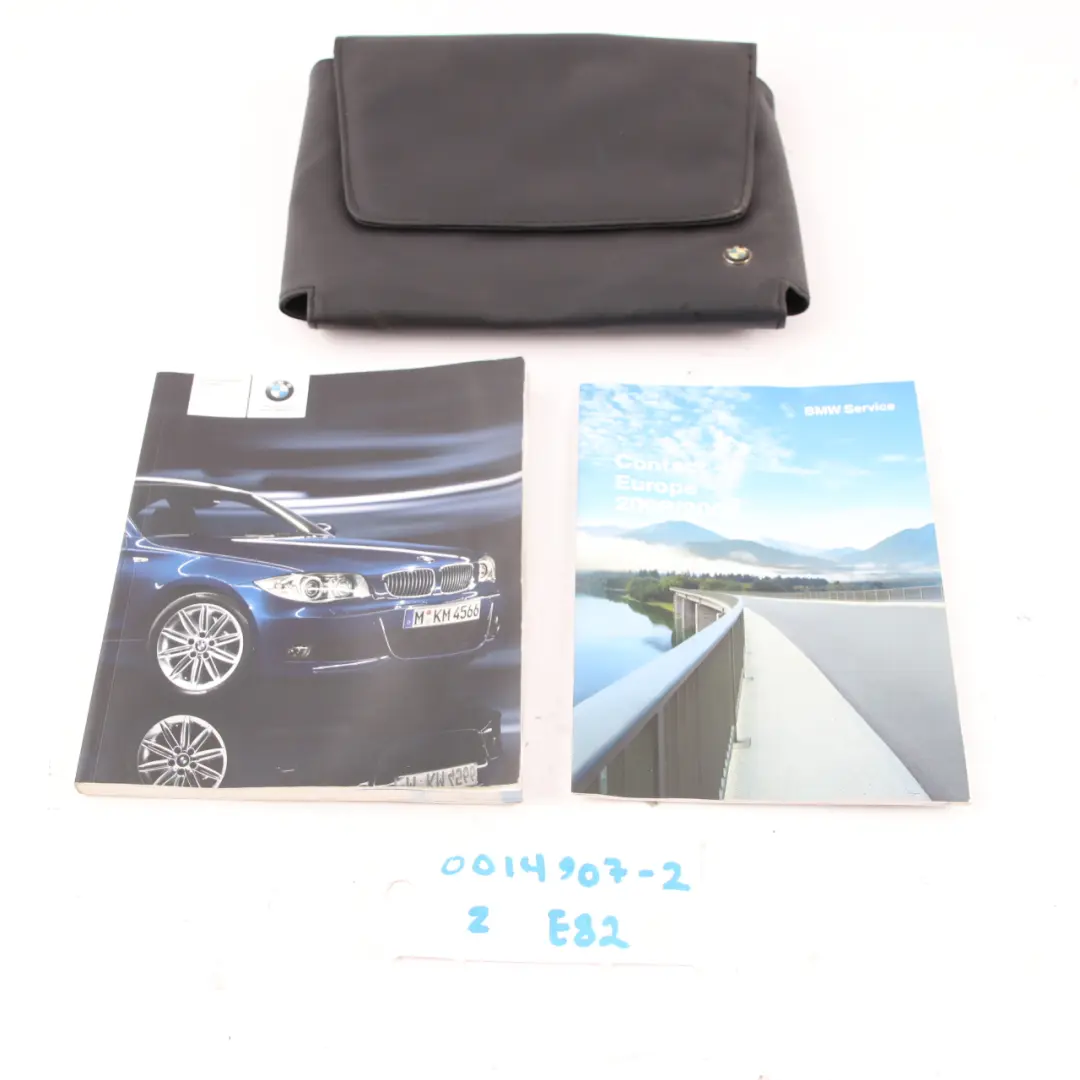 Owner's Handbook Book Set Case Pouch to BMW E82 E88 with Part number 0014907 BMW E82 E88 Owner's Handbook Book Set Case Pouch - SKU 0014907-2 - Part number 0014907