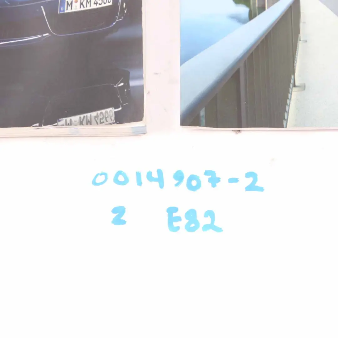 Owner's Handbook Book Set Case Pouch to BMW E82 E88 with Part number 0014907 BMW E82 E88 Owner's Handbook Book Set Case Pouch - SKU 0014907-2 - Part number 0014907