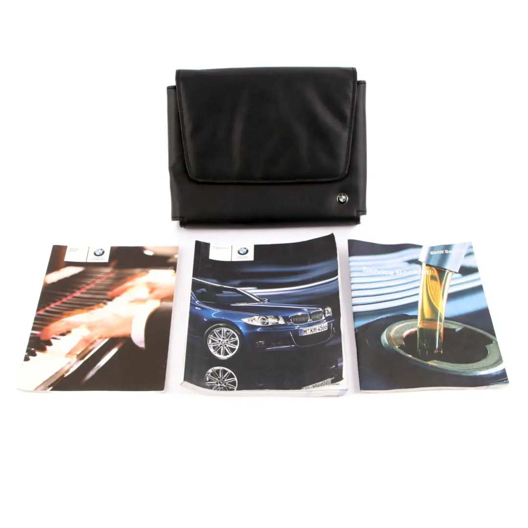 BMW E82 E88 Owner's Handbook Book Set Case Pouch - SKU 0014907 - Part number 0014907