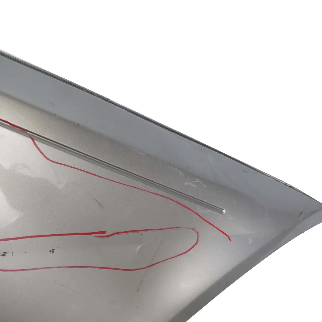 BMW E46 M3 Bumper Rear Trim Panel PDC Silbergrau Silver Grey Metallic - A08 - SKU 0017914-SBG - Part number 0017914