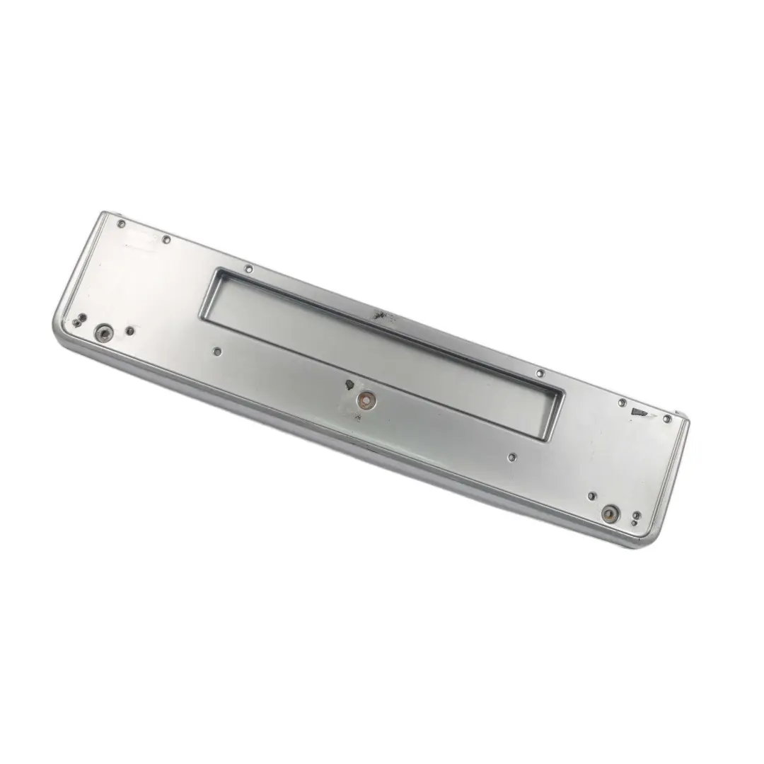 BMW E46 M3 Front Bumper Licence Plate Base Silbergrau Silver Grey A08 2694725 - SKU 0017948-SBG - Part number 0017948
