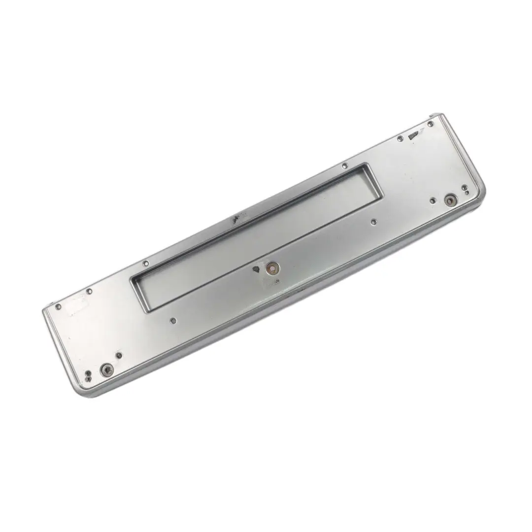 BMW E46 M3 Front Bumper Licence Plate Base Silbergrau Silver Grey A08 2694725 - SKU 0017948-SBG - Part number 0017948