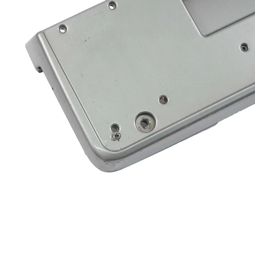 BMW E46 M3 Front Bumper Licence Plate Base Silbergrau Silver Grey A08 2694725 - SKU 0017948-SBG - Part number 0017948