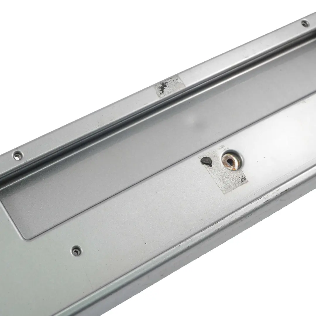 BMW E46 M3 Front Bumper Licence Plate Base Silbergrau Silver Grey A08 2694725 - SKU 0017948-SBG - Part number 0017948