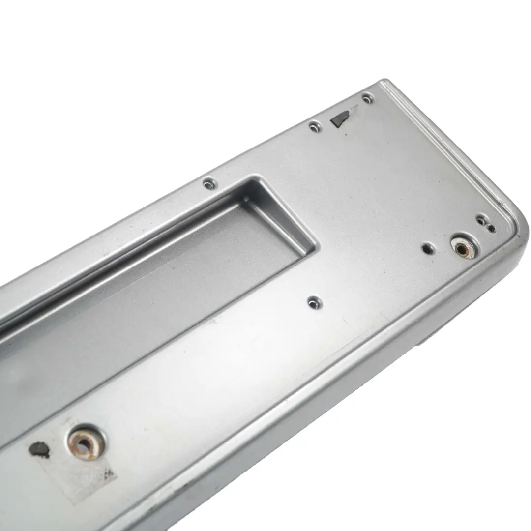 BMW E46 M3 Front Bumper Licence Plate Base Silbergrau Silver Grey A08 2694725 - SKU 0017948-SBG - Part number 0017948