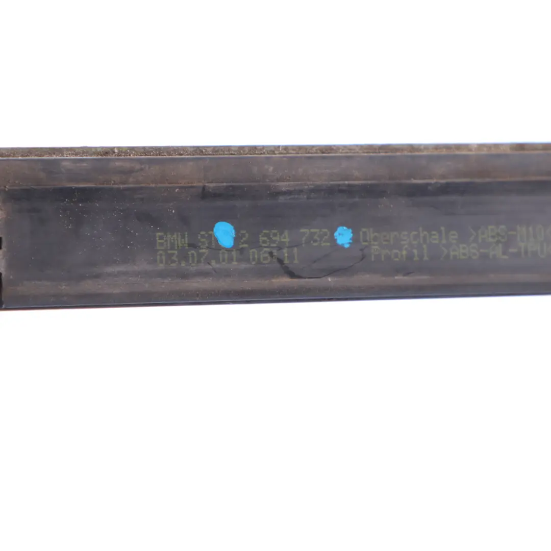 BMW E46 M3 Cabrio Quarter Panel Moulding Right Rear O/S Topaz Blue 364 2694732 - SKU 0020795-TPB - Part number 0020795