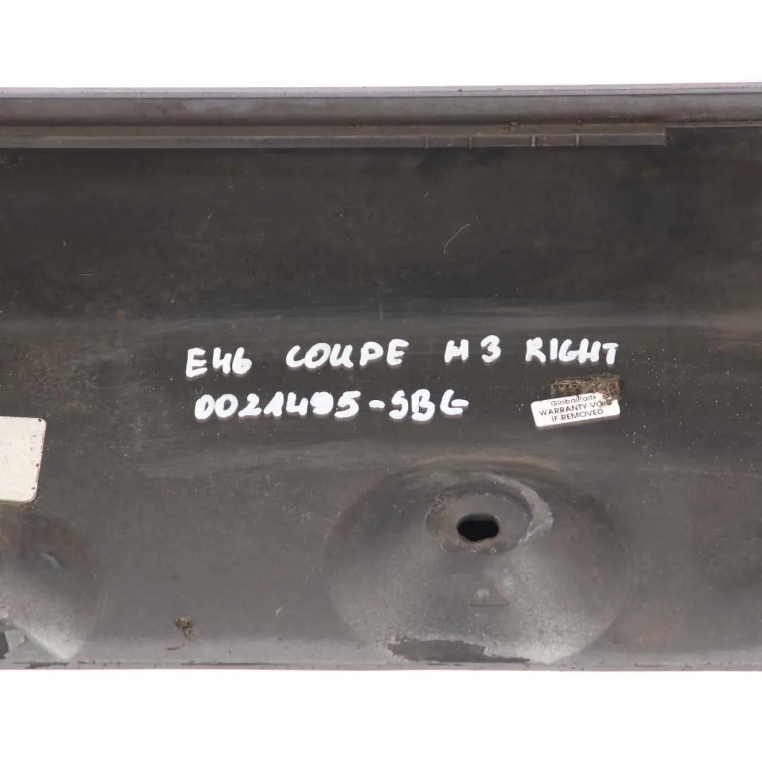 Side Skirt BMW E46 M3 Right O/S Sill Kick Panel Silbergrau Grey Metallic - A08 to with Part number 0021495 Side Skirt BMW E46 M3 Right O/S Sill Kick Panel Silbergrau Grey Metallic - A08 - SKU 0021495-SBG - Part number 0021495