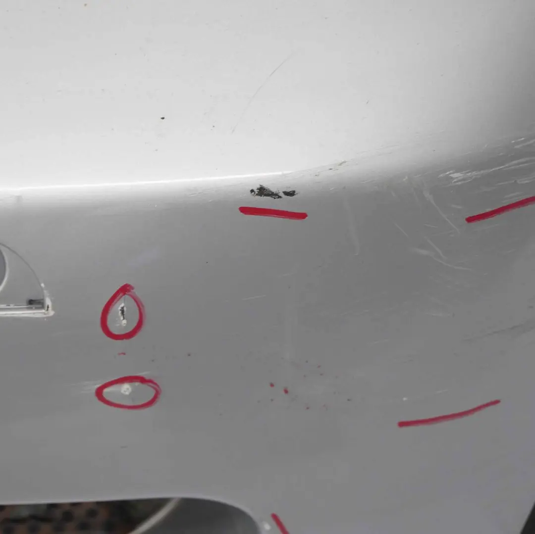 Mini R50 Rear Bumper JCW Aerokit Trim Panel Cover Pure Silver Metallic - 900 - SKU 0021931-PS - Part number 0021931