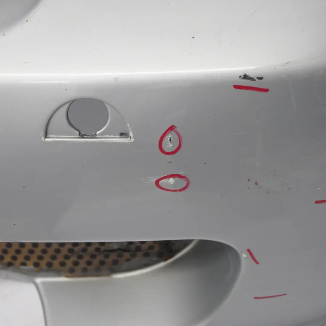 Mini R50 Rear Bumper JCW Aerokit Trim Panel Cover Pure Silver Metallic - 900 - SKU 0021931-PS - Part number 0021931
