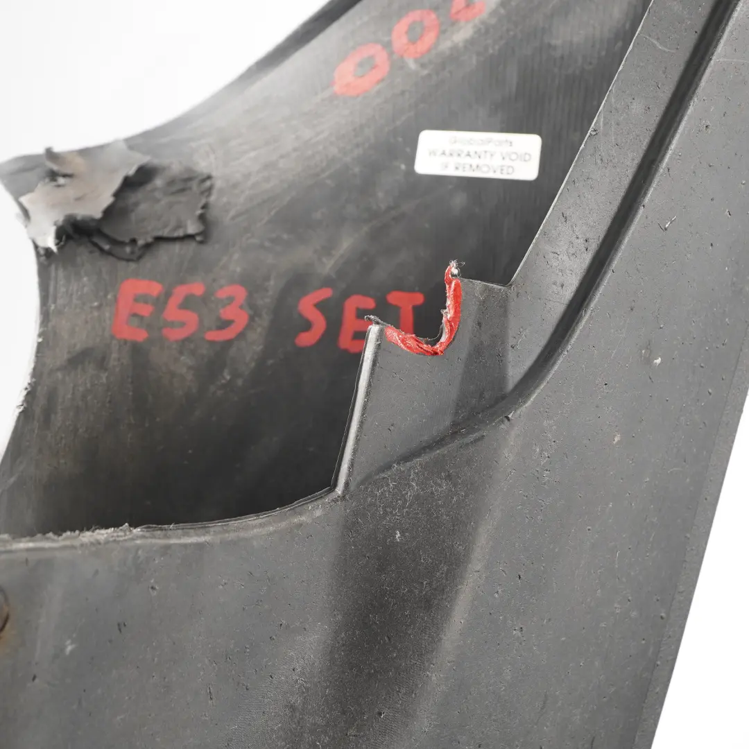 BMW X5 E53 Schmutzfänger Abdeckplatten Set Vorne Hinten 0026936 - SKU 0026930-1 - Teilenummer 0026930