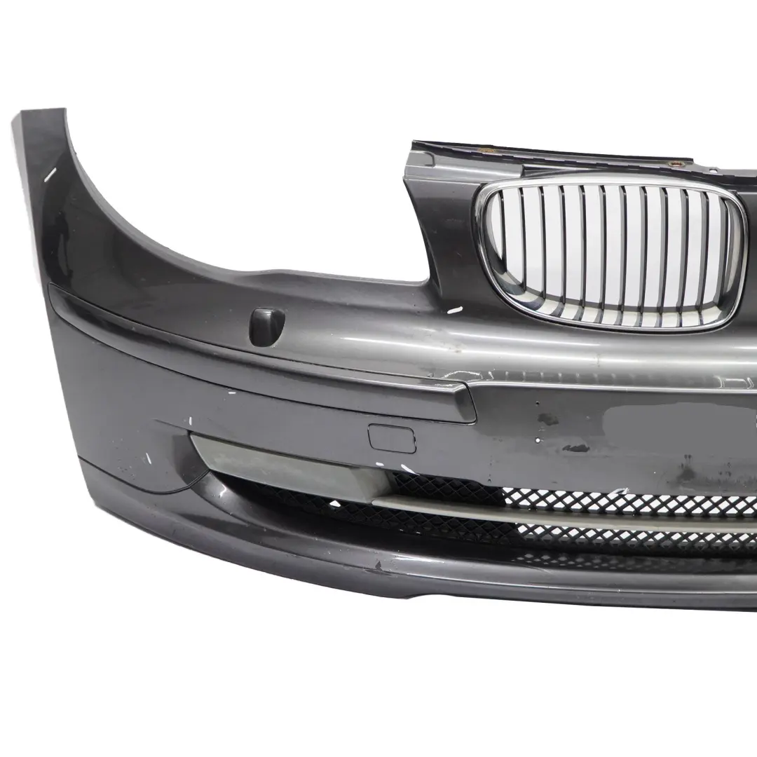 BMW E81 E87 LCI Front Bumper Trim Headlight Cleaning Sparkling Graphite - A22 - SKU 0029500-SG - Part number 0029500
