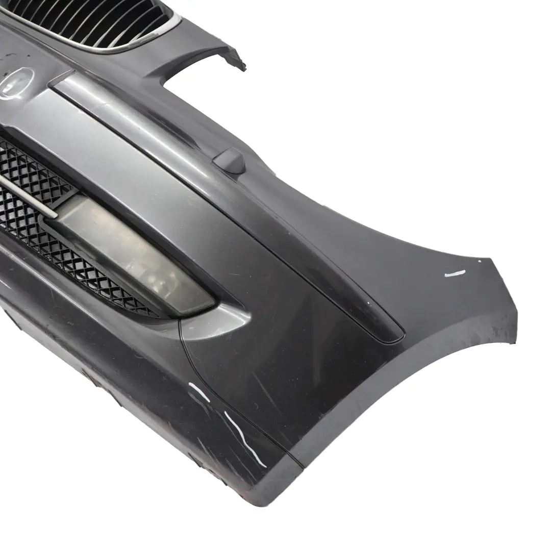 BMW E81 E87 LCI Front Bumper Trim Headlight Cleaning Sparkling Graphite - A22 - SKU 0029500-SG - Part number 0029500