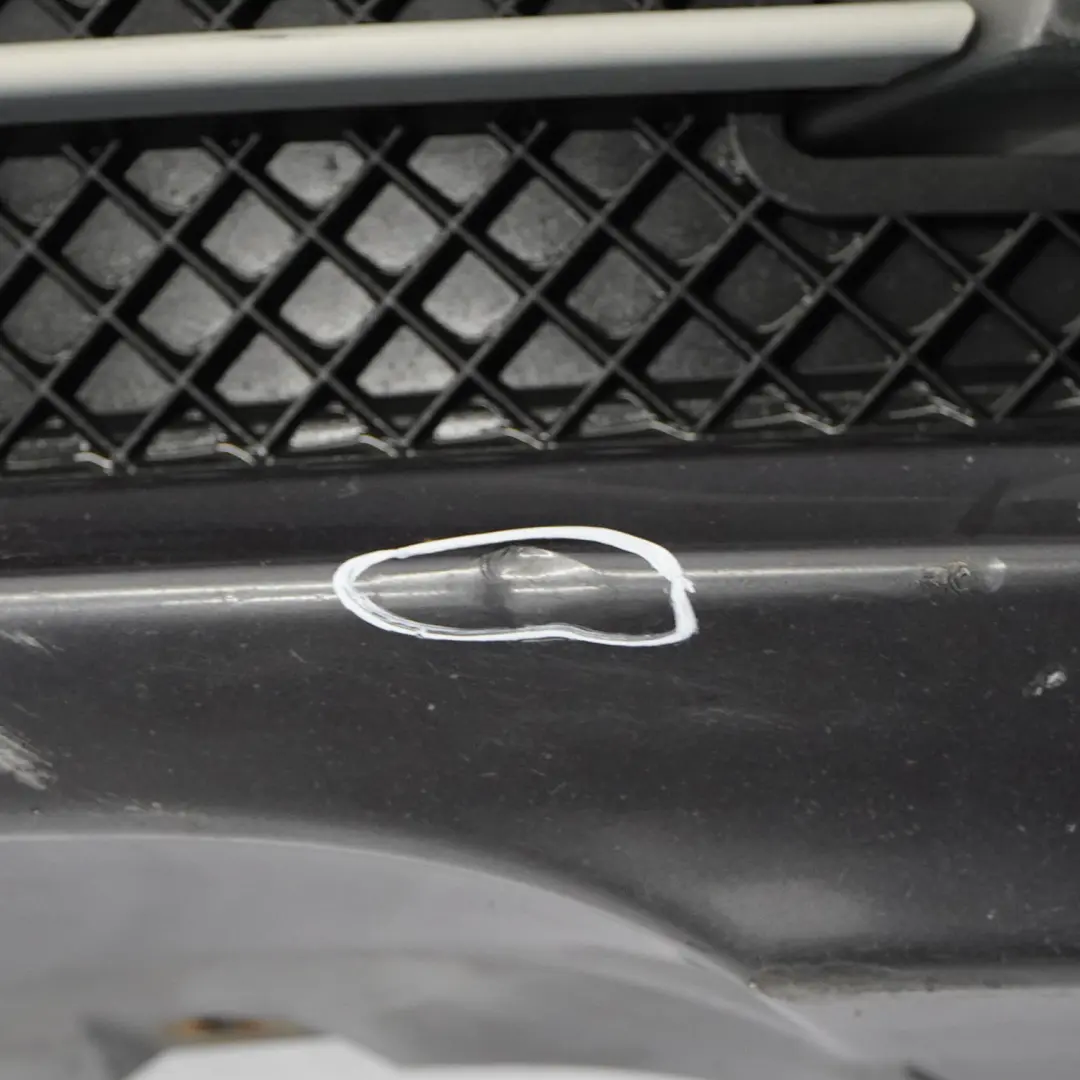 BMW E81 E87 LCI Front Bumper Trim Headlight Cleaning Sparkling Graphite - A22 - SKU 0029500-SG - Part number 0029500