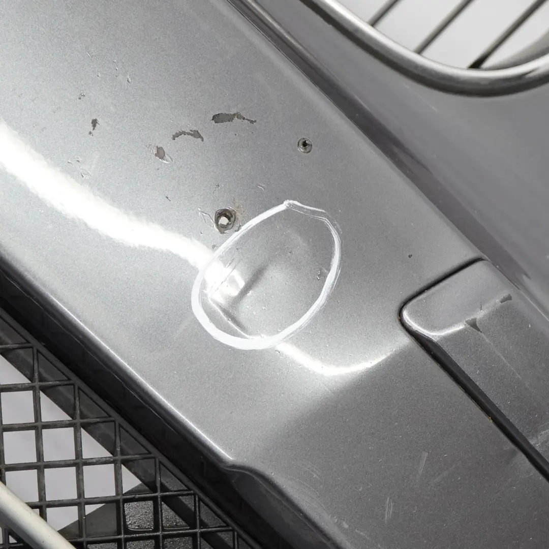 BMW E81 E87 LCI Front Bumper Trim Headlight Cleaning Sparkling Graphite - A22 - SKU 0029500-SG - Part number 0029500