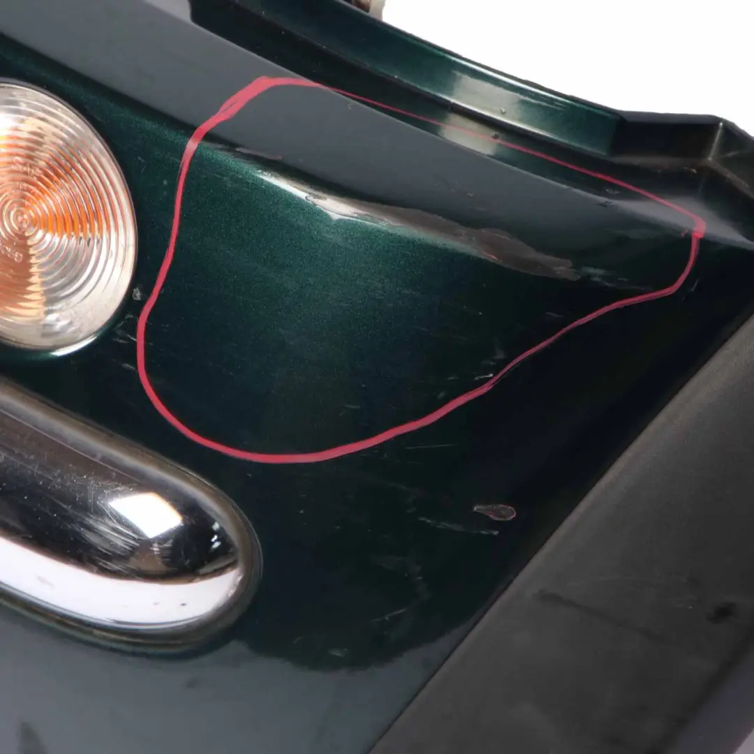 Bumper Front Mini R50 Complete Panel British Racing Green Metallic 895 to with Part number 0029895 Bumper Front Mini R50 Complete Panel British Racing Green Metallic 895 - SKU 0029895-BRG1 - Part number 0029895