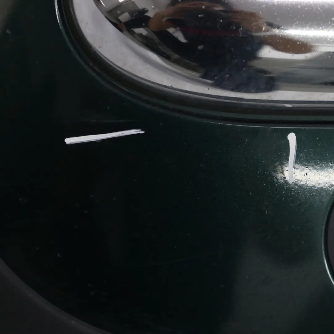 Choc-Receveur Avant British Racing Green Vert Metallique 895 pour Mini Cooper R50 à propos du numéro de pièce 0029895 Mini Cooper R50 Choc-Receveur Avant British Racing Green Vert Metallique 895 - SKU 0029895-BRG - Numéro de pièce 0029895