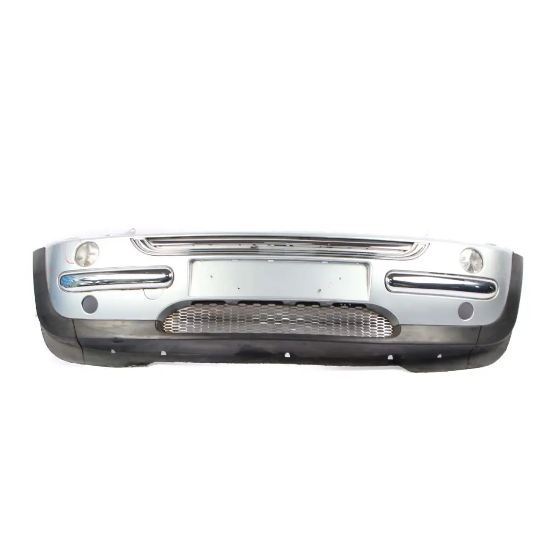 Front Bumper Mini R50 Cooper One Complete Panel Pure Silver - 900 to with Part number 0029895 Front Bumper Mini R50 Cooper One Complete Panel Pure Silver - 900 - SKU 0029895-PS5 - Part number 0029895
