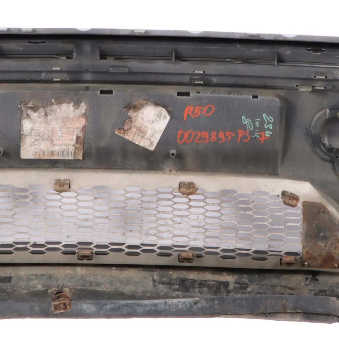 Complete Front Bumper Panel Pure Silver Metallic - 900 to Mini R50 with Part number 0029895 Mini R50 Complete Front Bumper Panel Pure Silver Metallic - 900 - SKU 0029895-PS7 - Part number 0029895