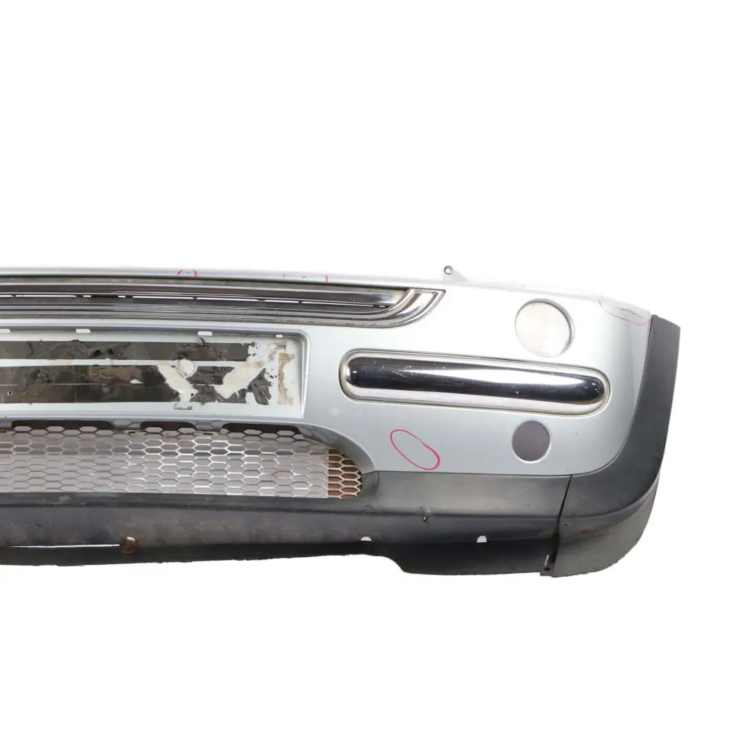 Complete Front Bumper Panel Pure Silver Metallic - 900 to Mini R50 with Part number 0029895 Mini R50 Complete Front Bumper Panel Pure Silver Metallic - 900 - SKU 0029895-PS7 - Part number 0029895