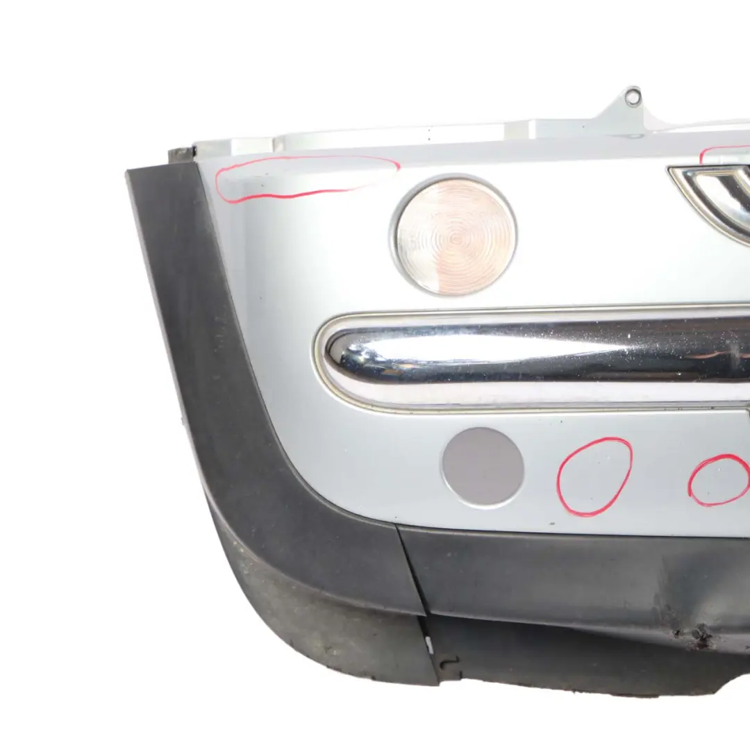 Complete Front Bumper Panel Pure Silver Metallic - 900 to Mini R50 with Part number 0029895 Mini R50 Complete Front Bumper Panel Pure Silver Metallic - 900 - SKU 0029895-PS7 - Part number 0029895