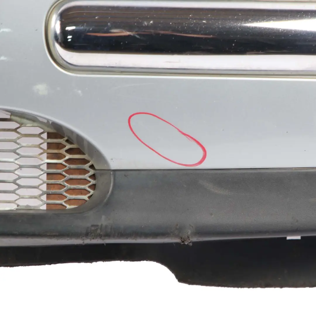 Complete Front Bumper Panel Pure Silver Metallic - 900 to Mini R50 with Part number 0029895 Mini R50 Complete Front Bumper Panel Pure Silver Metallic - 900 - SKU 0029895-PS7 - Part number 0029895