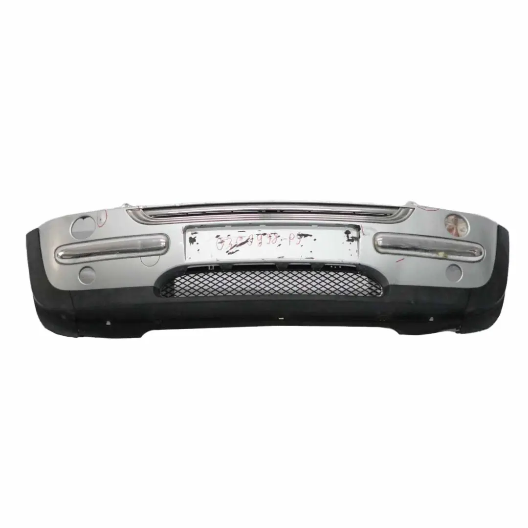 Complete Front Bumper Panel Pure Silver Metallic - 900 to Mini R50 with Part number 0029895 Mini R50 Complete Front Bumper Panel Pure Silver Metallic - 900 - SKU 0029895-PS - Part number 0029895