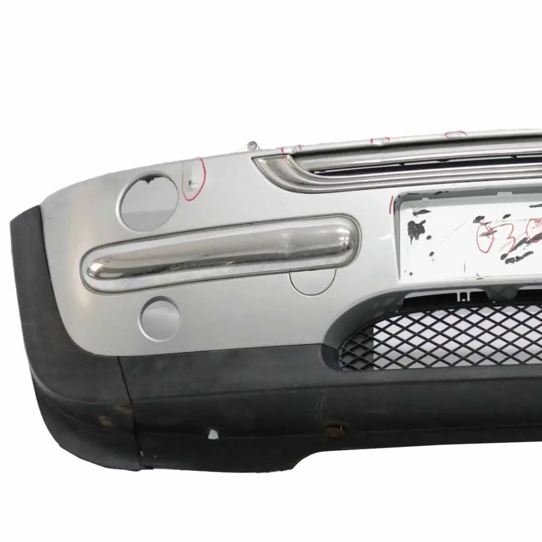 Complete Front Bumper Panel Pure Silver Metallic - 900 to Mini R50 with Part number 0029895 Mini R50 Complete Front Bumper Panel Pure Silver Metallic - 900 - SKU 0029895-PS - Part number 0029895