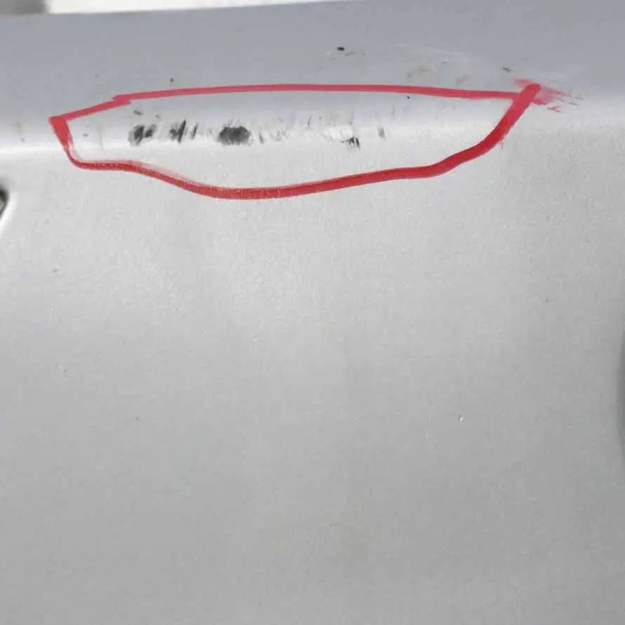 Complete Front Bumper Panel Pure Silver Metallic - 900 to Mini R50 with Part number 0029895 Mini R50 Complete Front Bumper Panel Pure Silver Metallic - 900 - SKU 0029895-PS - Part number 0029895