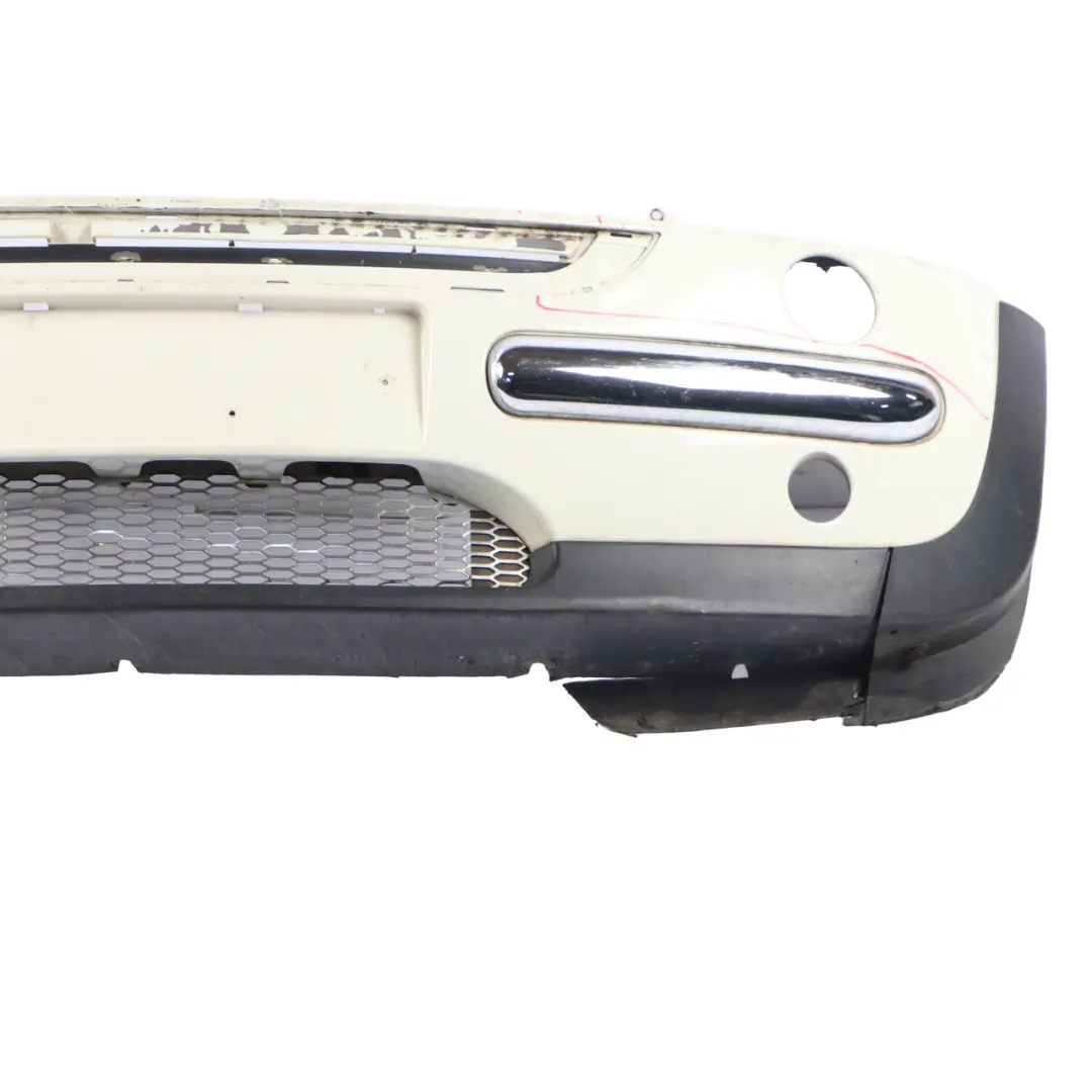 Mini R50 Front Bumper Complete Trim Panel Covering Pepper White - 850 - SKU 0029895-PW3 - Part number 0029895