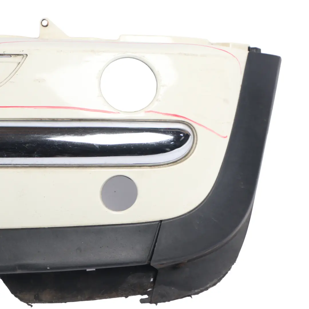 Mini R50 Front Bumper Complete Trim Panel Covering Pepper White - 850 - SKU 0029895-PW3 - Part number 0029895