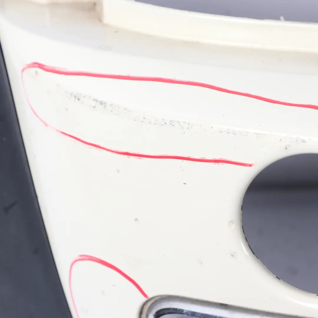 Mini R50 Front Bumper Complete Trim Panel Covering Pepper White - 850 - SKU 0029895-PW3 - Part number 0029895