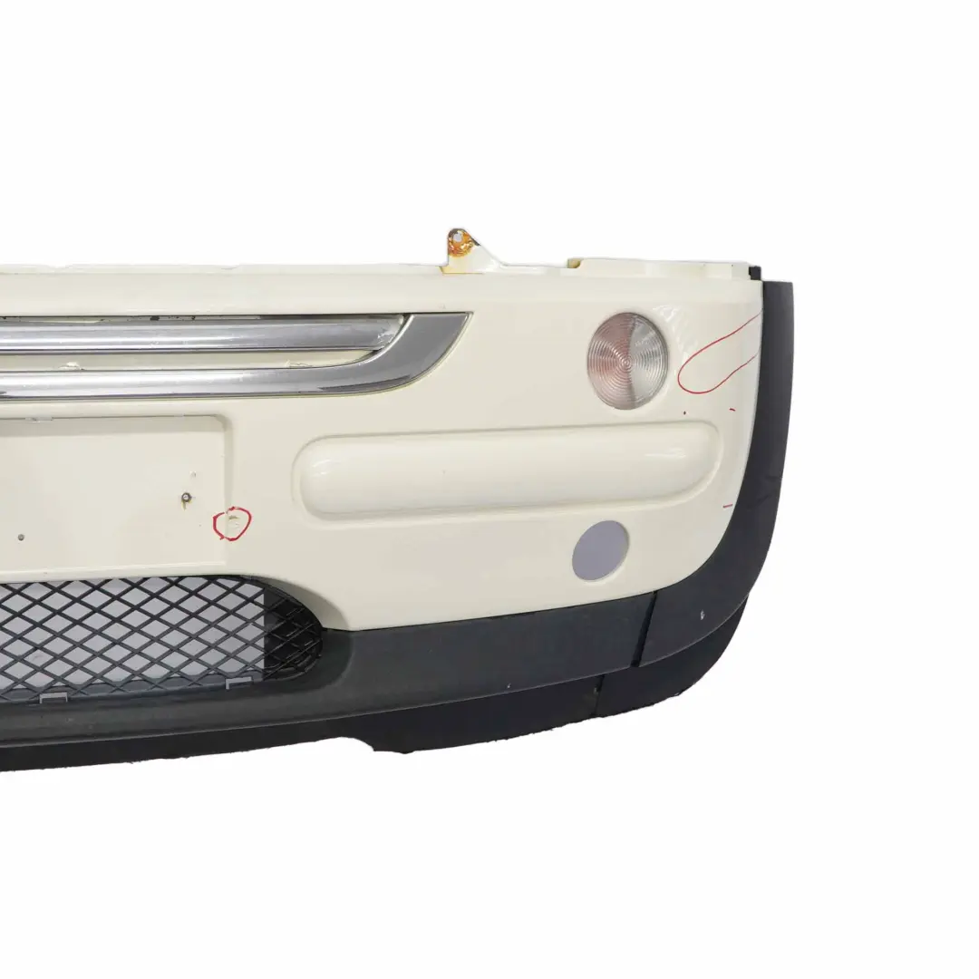 Mini R50 Front Bumper Complete Trim Panel Pepper White - 850 - SKU 0029895-PW - Part number 0029895