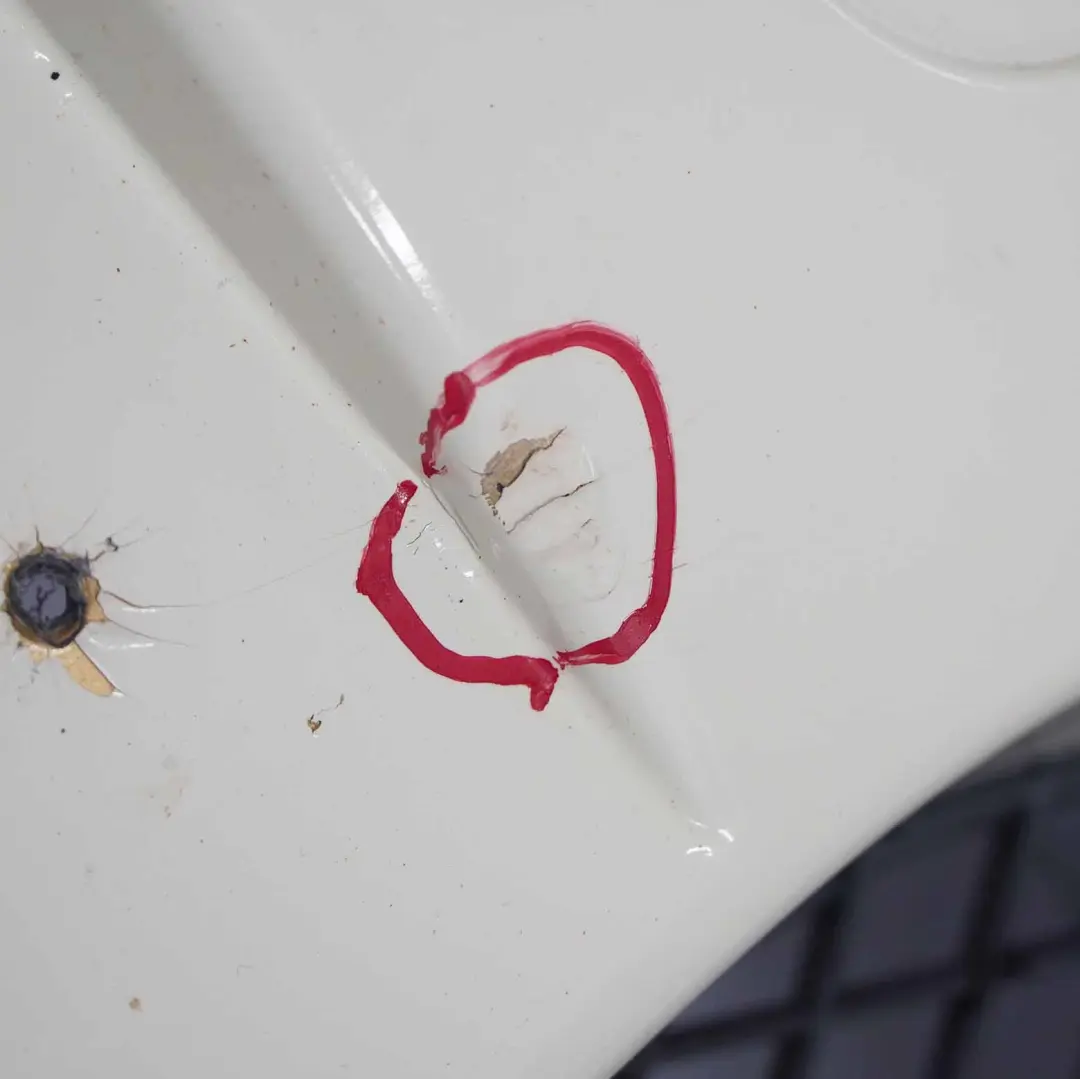 Mini R50 Pare-chocs avant avec habillage complet Pepper White - 850 - SKU 0029895-PW - Numéro de pièce 0029895