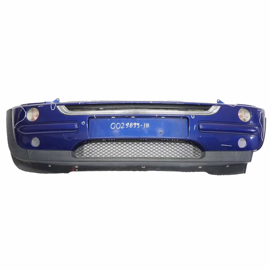 Pare-chocs Avant Habillage Complet Bleu Indi Metallise - 862 pour Mini R50 à propos du numéro de pièce 0029895 Mini R50 Pare-chocs Avant Habillage Complet Bleu Indi Metallise - 862 - SKU 0029899-IB - Numéro de pièce 0029895