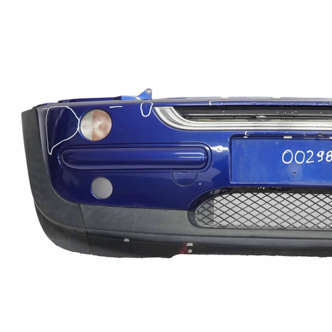 Stossfänger Vorn Indi Blue Blau Metallic - 862 für Mini Cooper R50 mit Teilenummer 0029895 Mini Cooper R50 Stossfänger Vorn Indi Blue Blau Metallic - 862 - SKU 0029899-IB - Teilenummer 0029895
